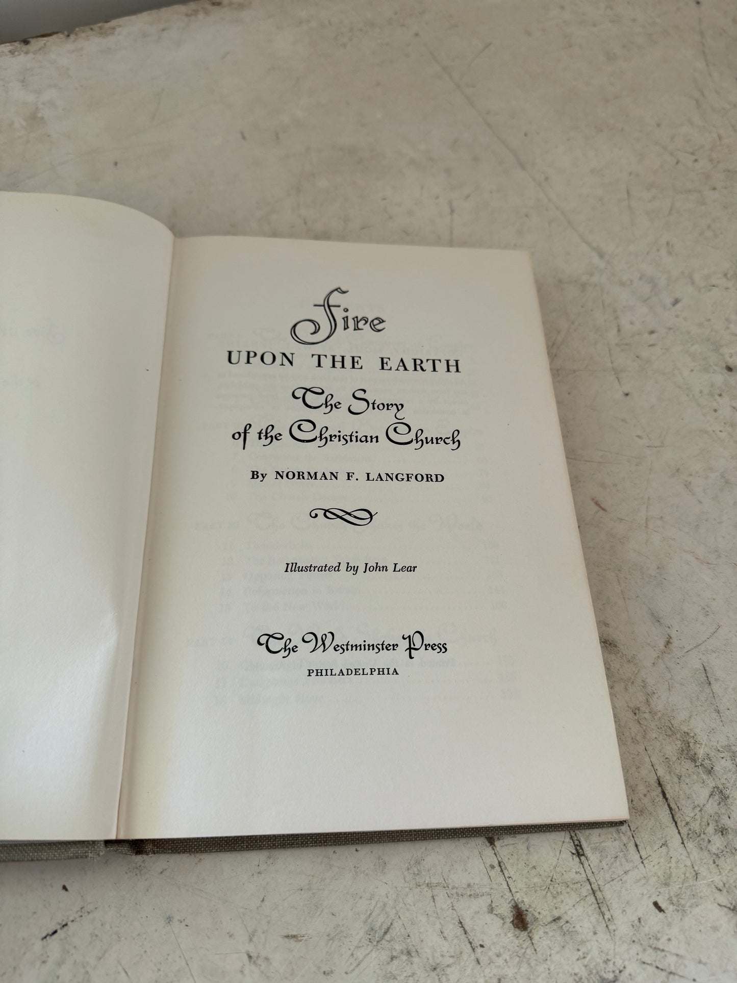 Fire Upon the Earth - Book