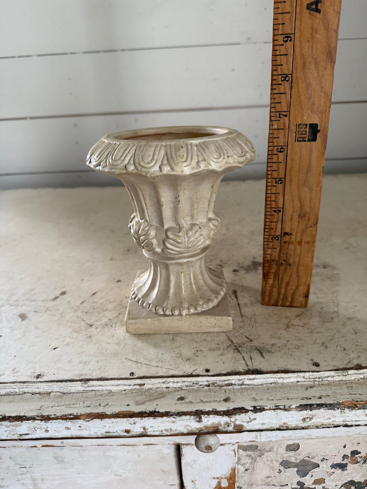 7” Pedestal Urn Planter - Will Get Makeover