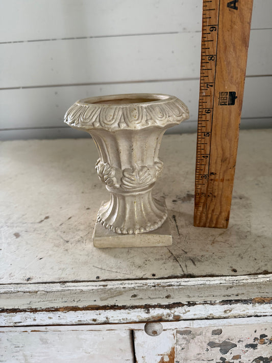7” Pedestal Urn Planter - Will Get Makeover