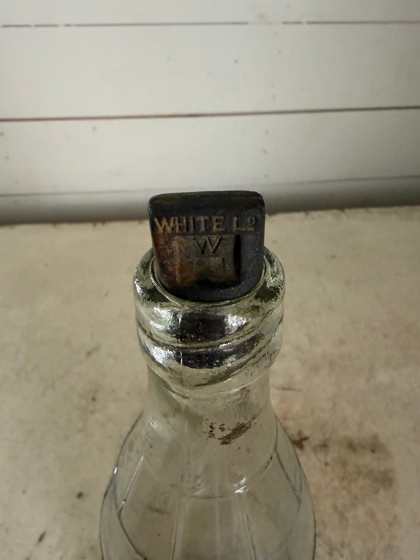 Vauxhall, Plowman, Barrett & Co LTD Clear Glass Bottle