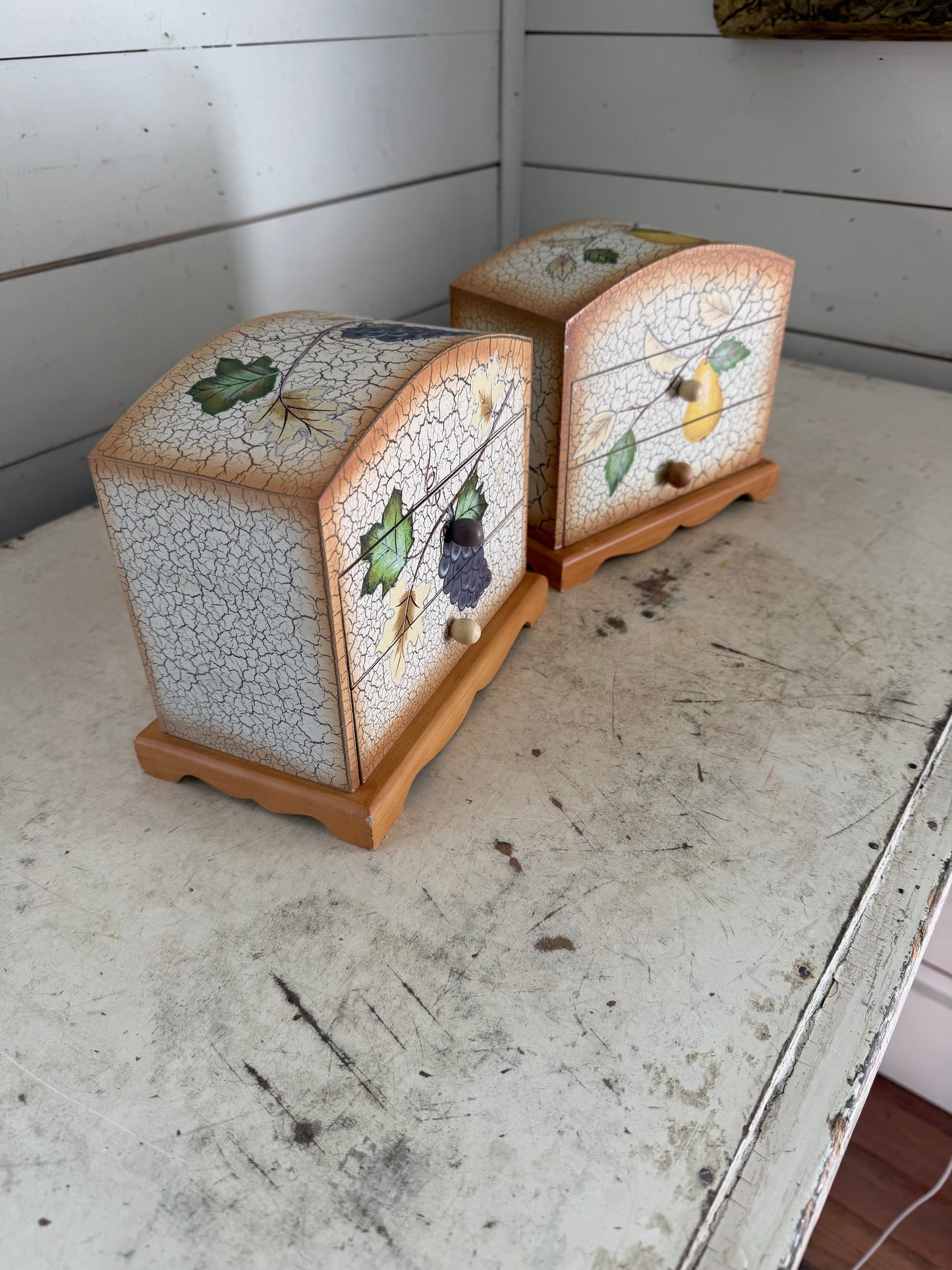 Small 2 drawer jewelry box - Will Get Makeover - SOLD INDIVIDUALLY