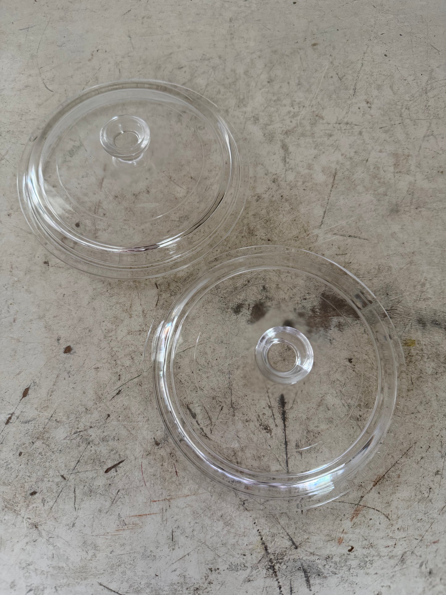 Pyrex 623-C clear glass replacement lids for round casserole dishes - sold individually