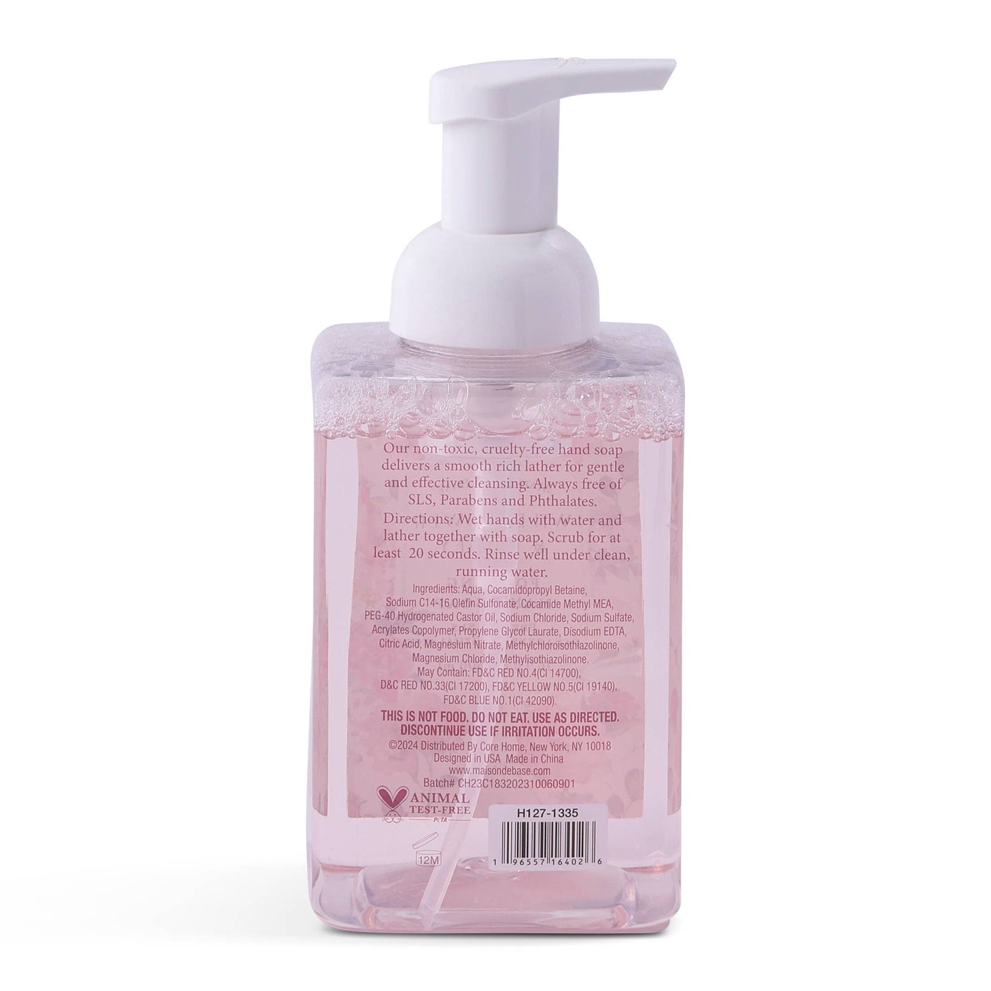 500ml Rectangle Foaming Hand Soap - Wildflower