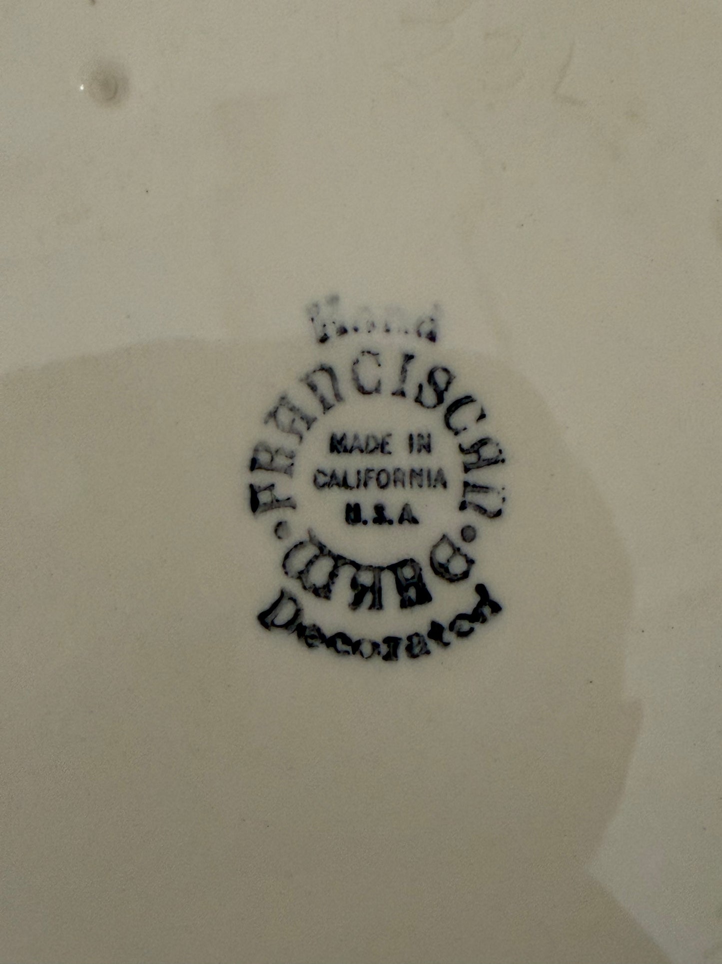 FRANCISCAN APPLE Pattern 10" DINNER PLATES USA and England