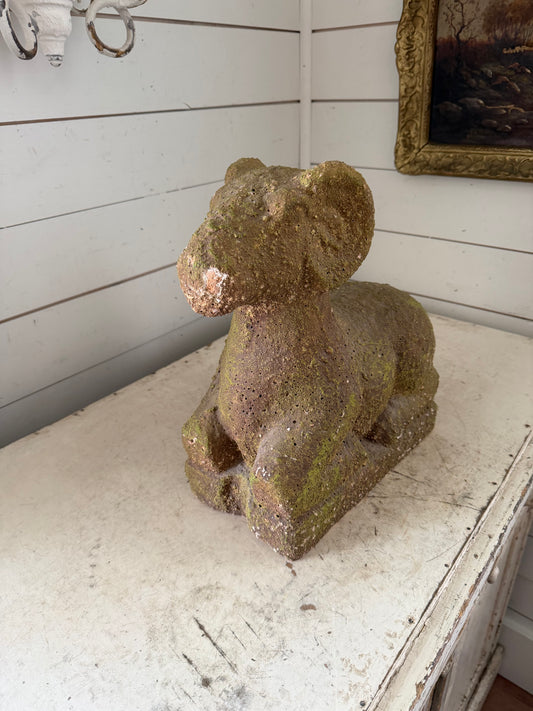 Decorative ram garden statue - will get makeover - Heavy