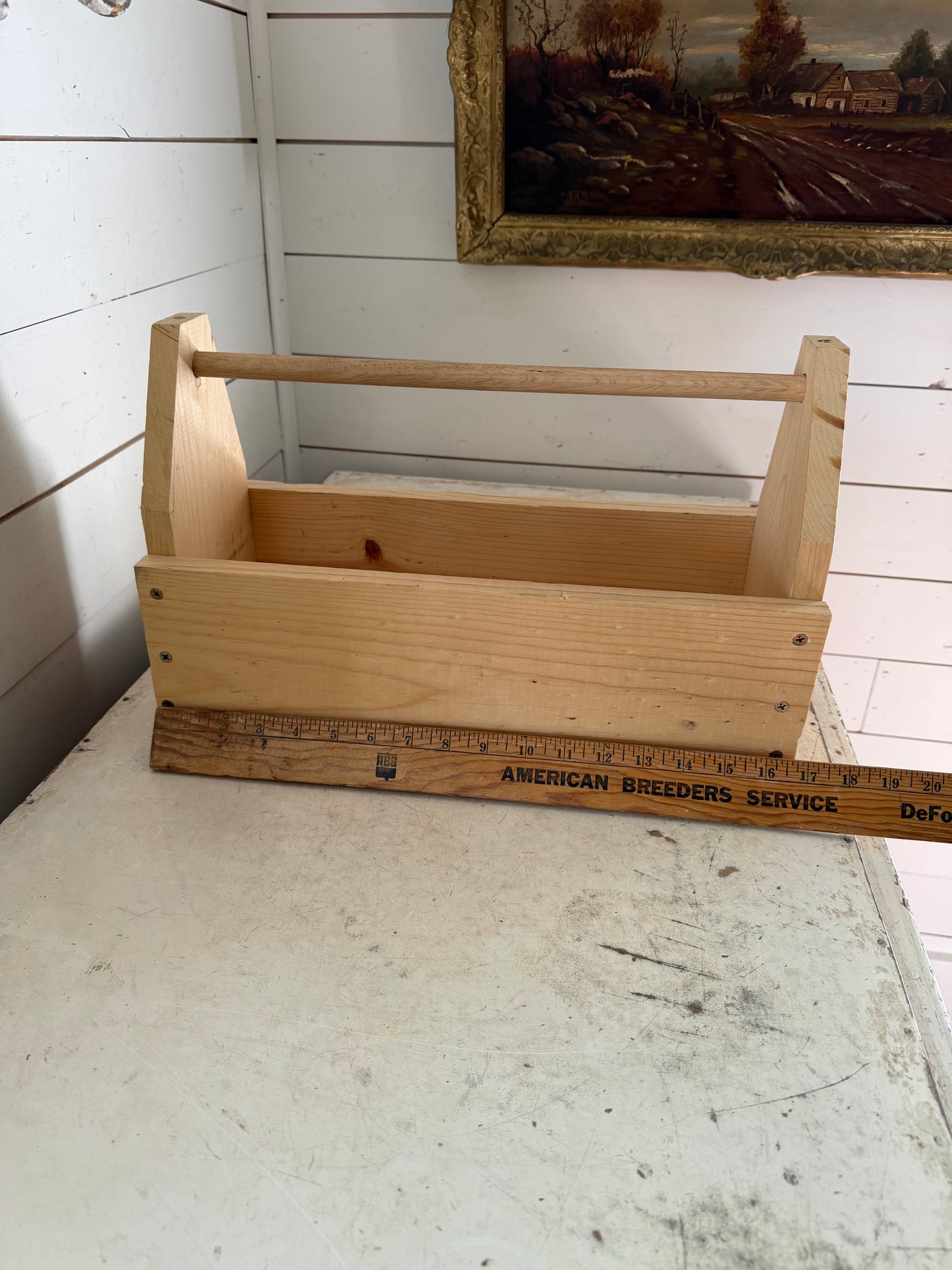 Handmade Wood Tote Will Get Makeover