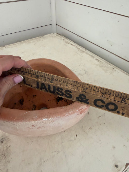 Heart shaped terra-cotta planter