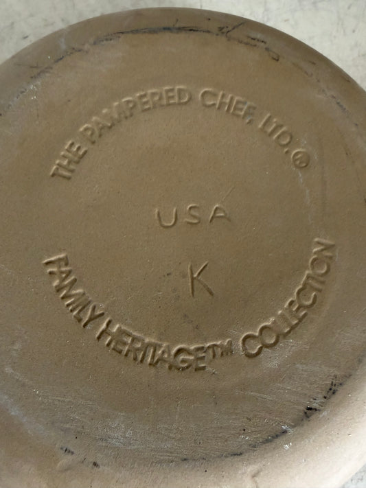 Pampered Chef Heritage 12” Baking Bowl