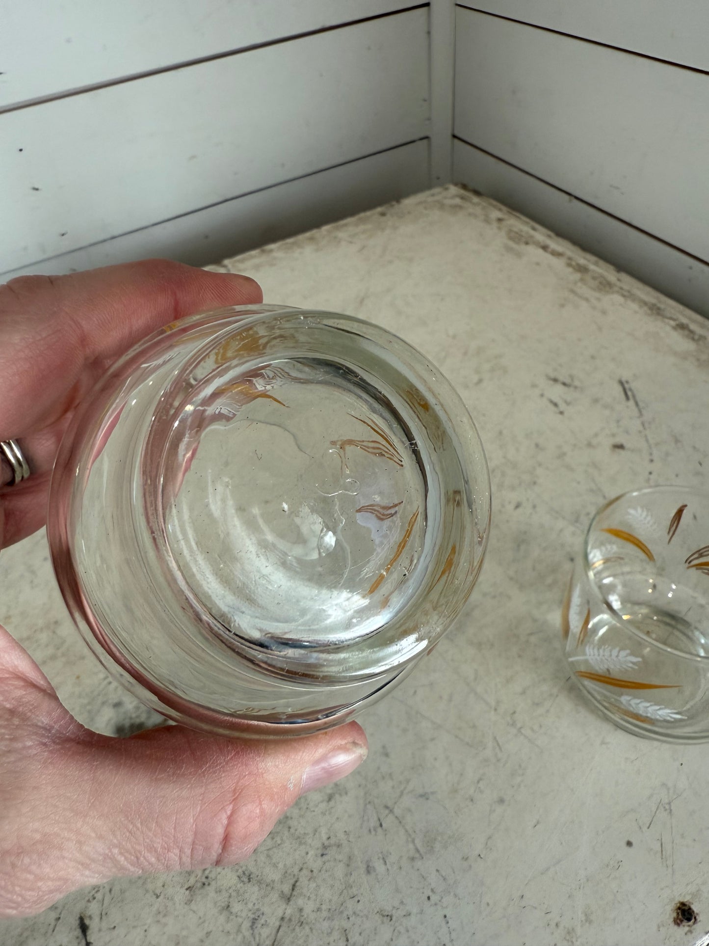 Set of Libby Wheat Glasses