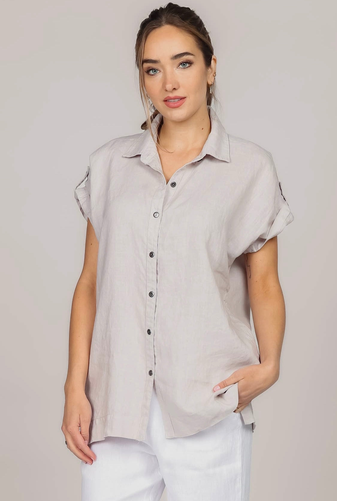 Summer Linen Blouse