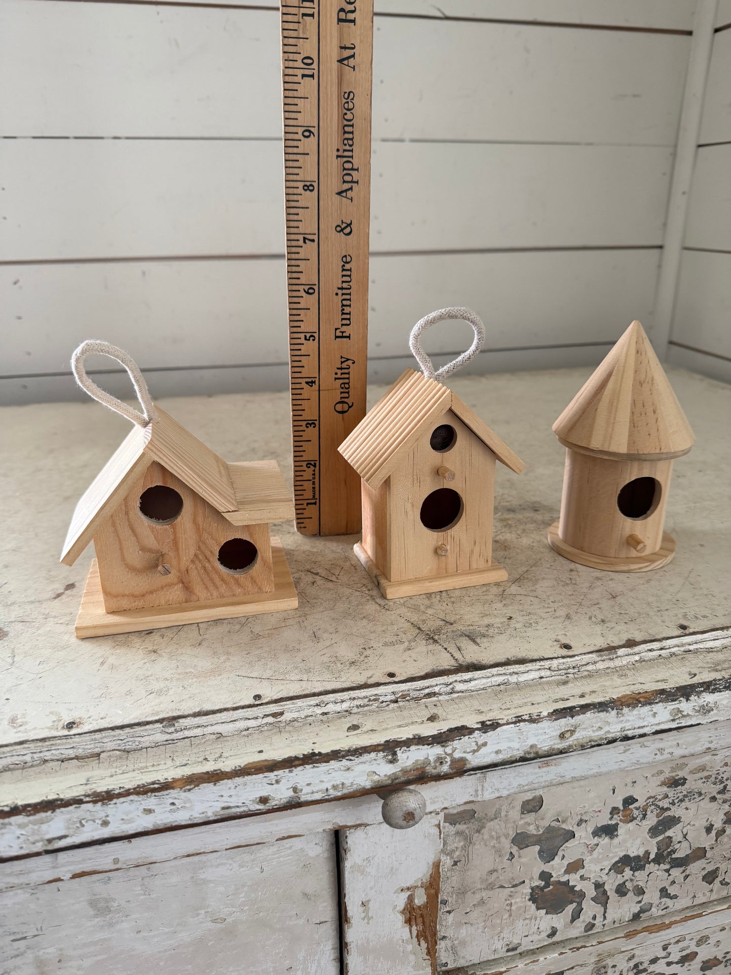 Miniature Birdhouses Sold Individually Picked At Random Will Get Makeovers