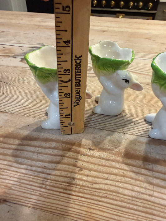 Bunny Cabbageware Egg Holder - Sold Individually