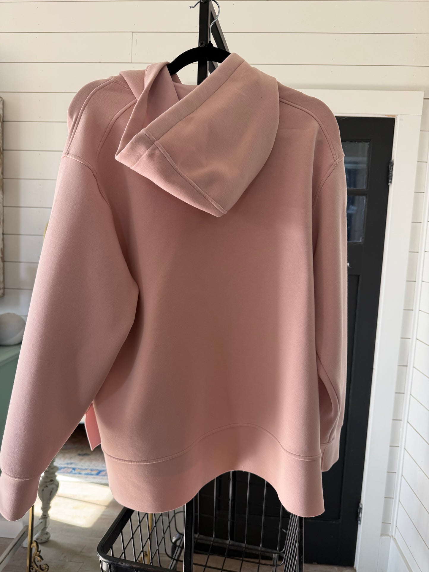 Calla Pink Oversized Hoodie Sweatshirt - Small