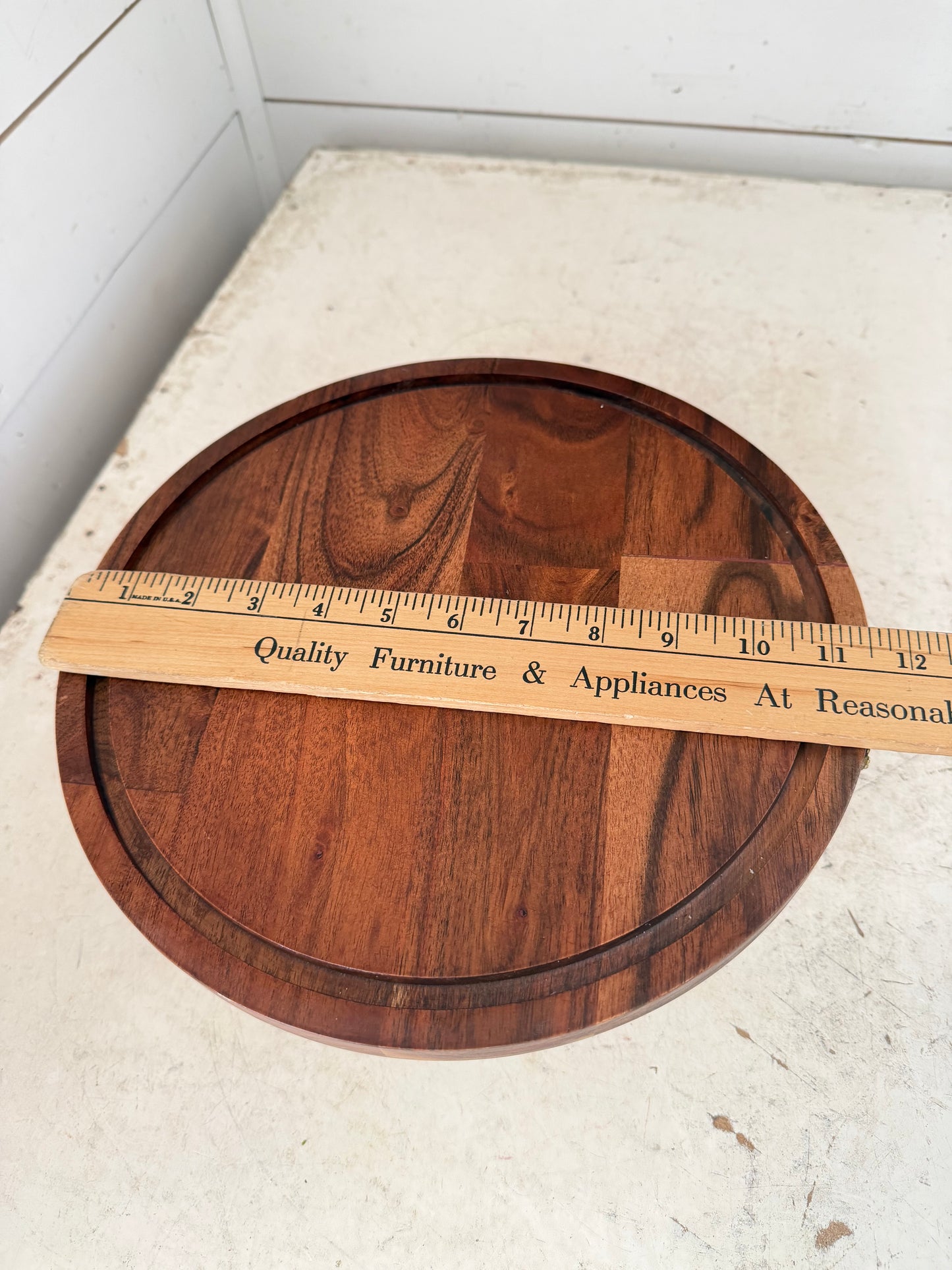 Hearth and Hand wood cake plate