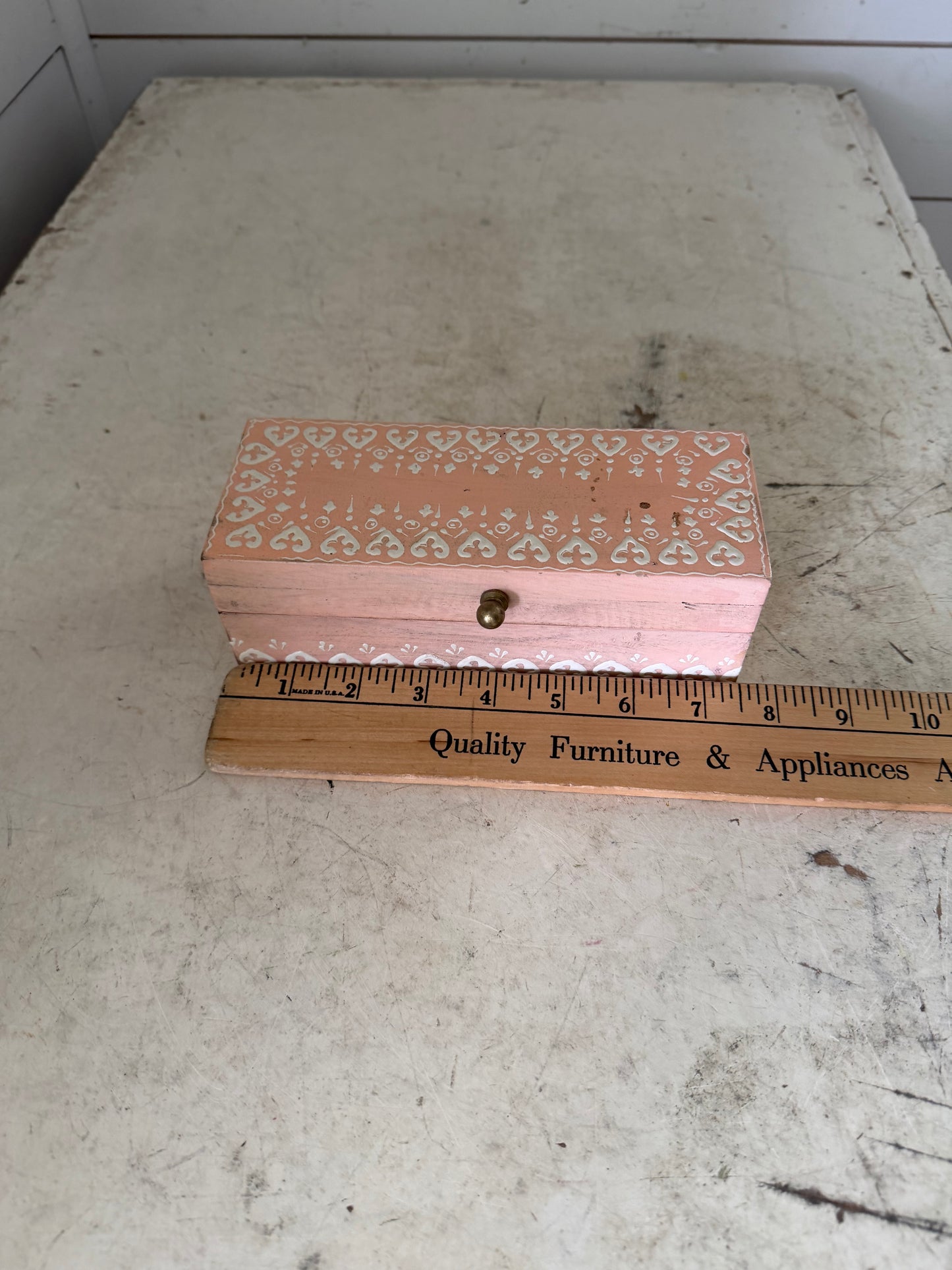 Pink wood box will get makeover