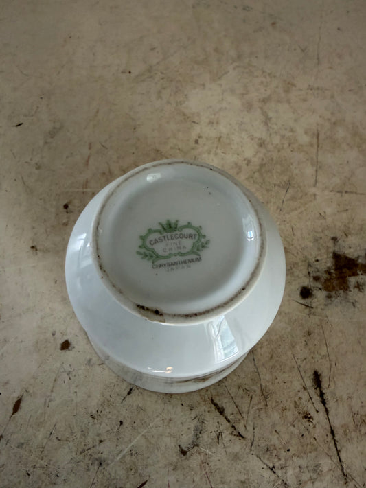 Castle Court Chrysanthemum Sugar Dish - Missing Lid