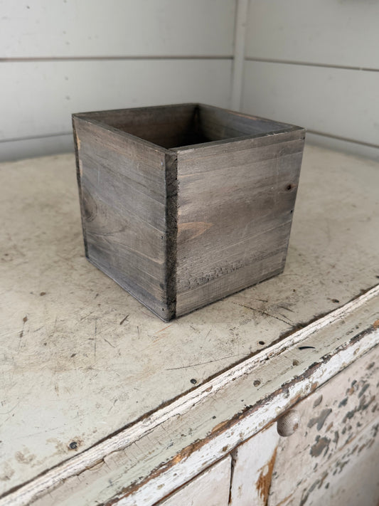 Square Wood Planter Box - Will Get Makeover