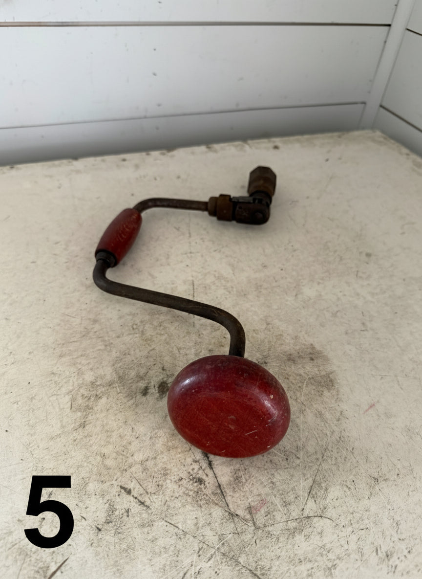 Antique English brace and bit - sold individually