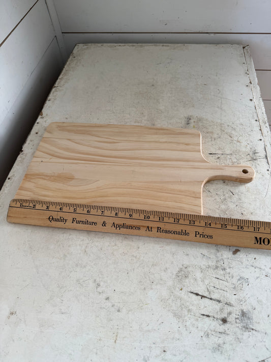 Wood Cutting Board With Handle - Will get makeover