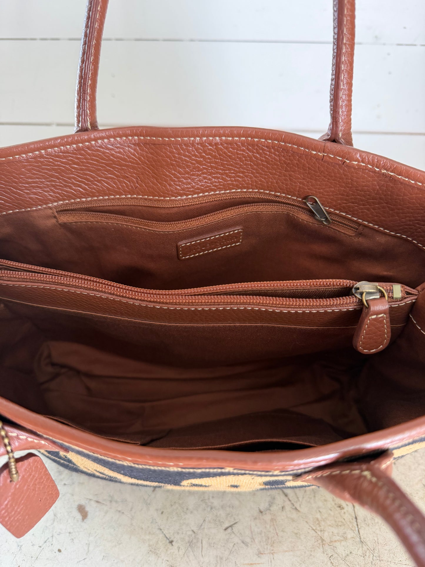 J. McLaughlin African Safari Tapestry Purse - good condition
