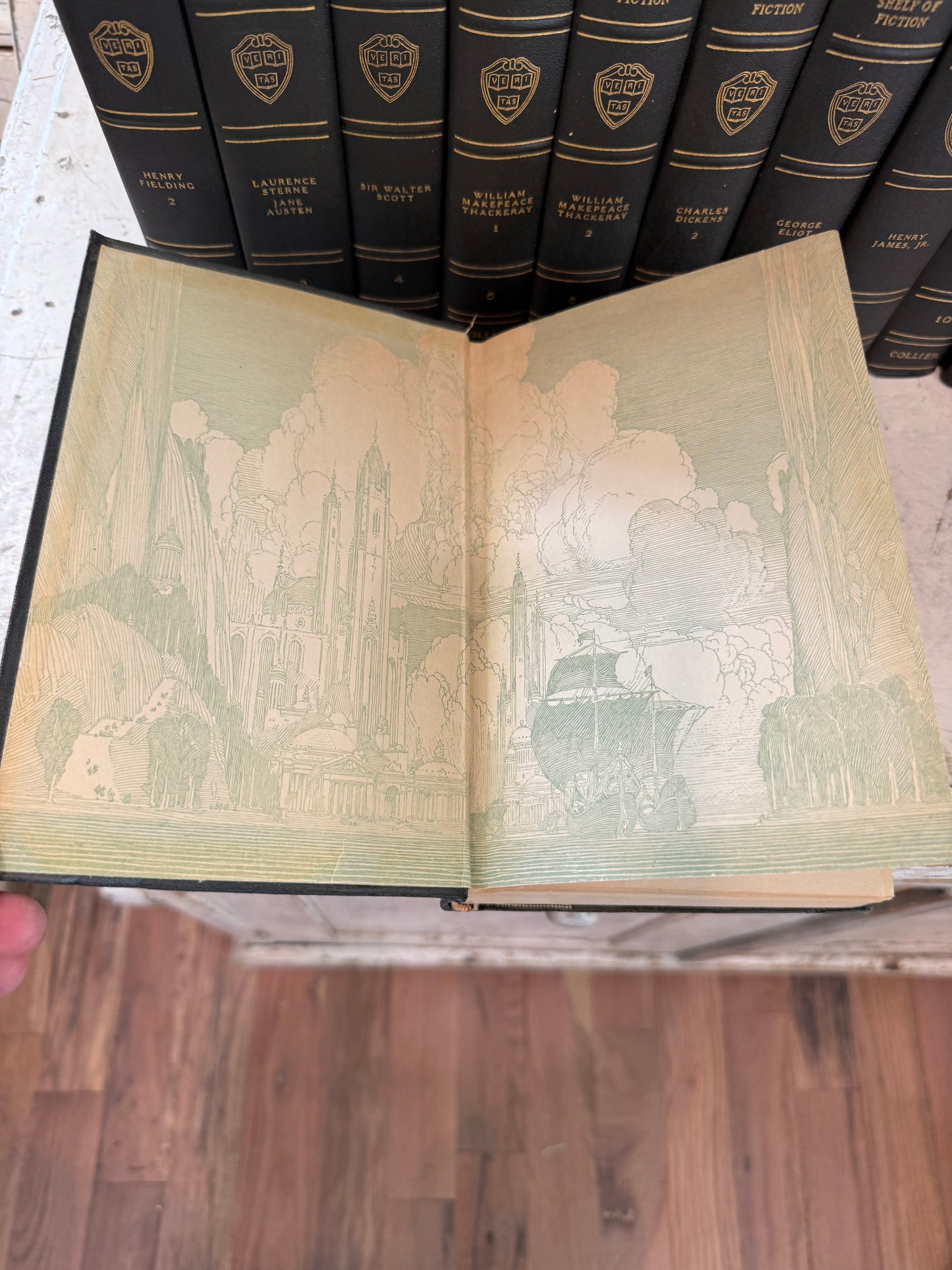 1917 Harvard Classics missing volume seven sold as a set