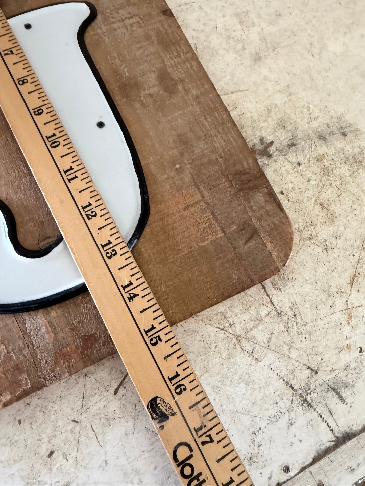 Rustic J Cutting board Plaque - Will Get Makeover J will be removed