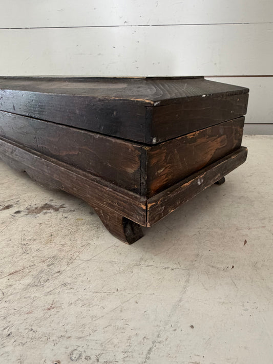 Vintage solid wood box will get makeover