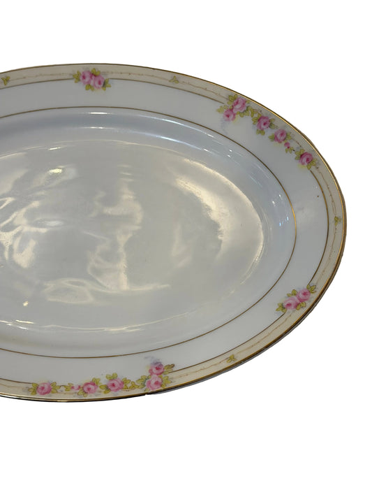 Vintage NORITAKE (Morimura) Japan "The Lorraine" 11.5" Oval PLATTER