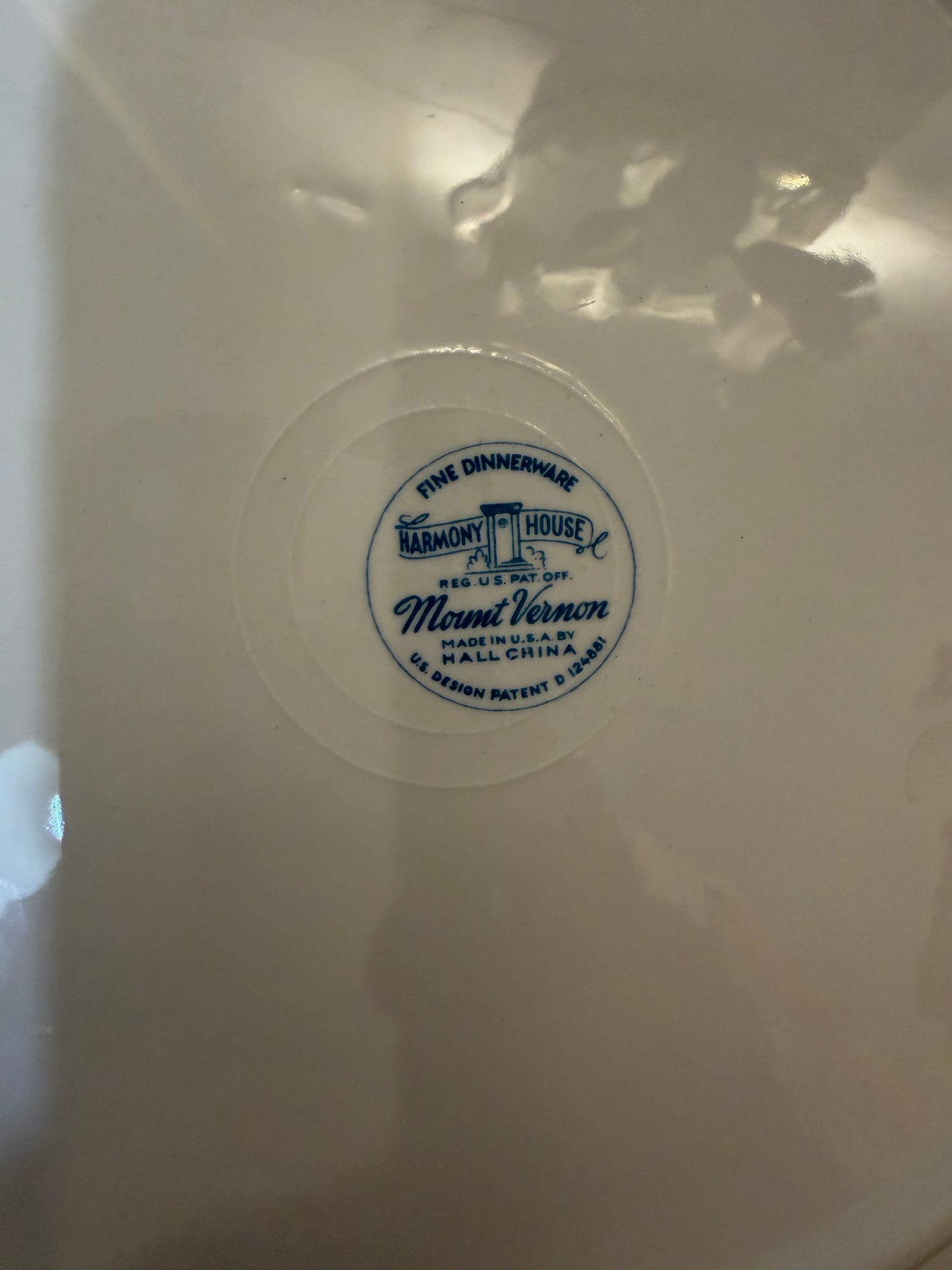 Harmony House Mount Vernon dinnerware - sold individually