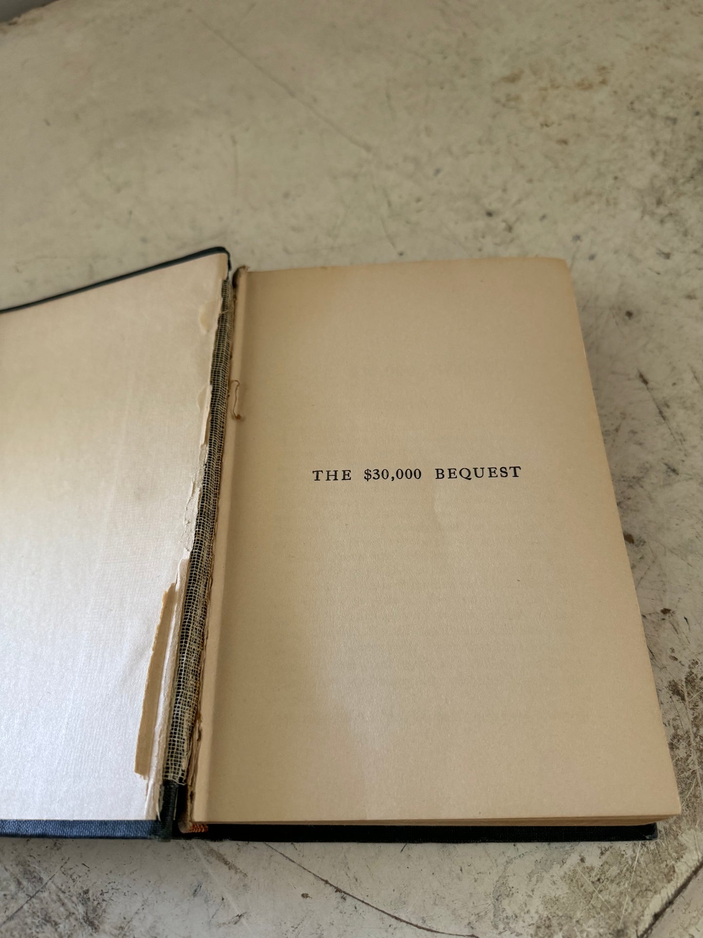 Mark Train - The $30,000 Bequest - Book