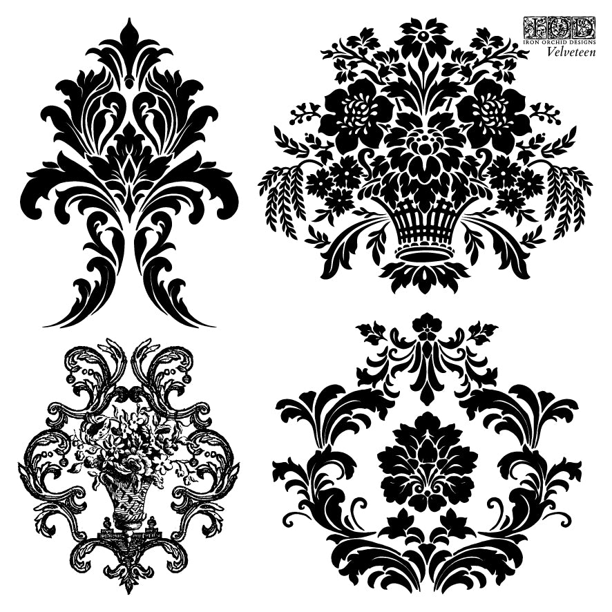 Velveteen | Stamp | IOD Iron Orchid Designs