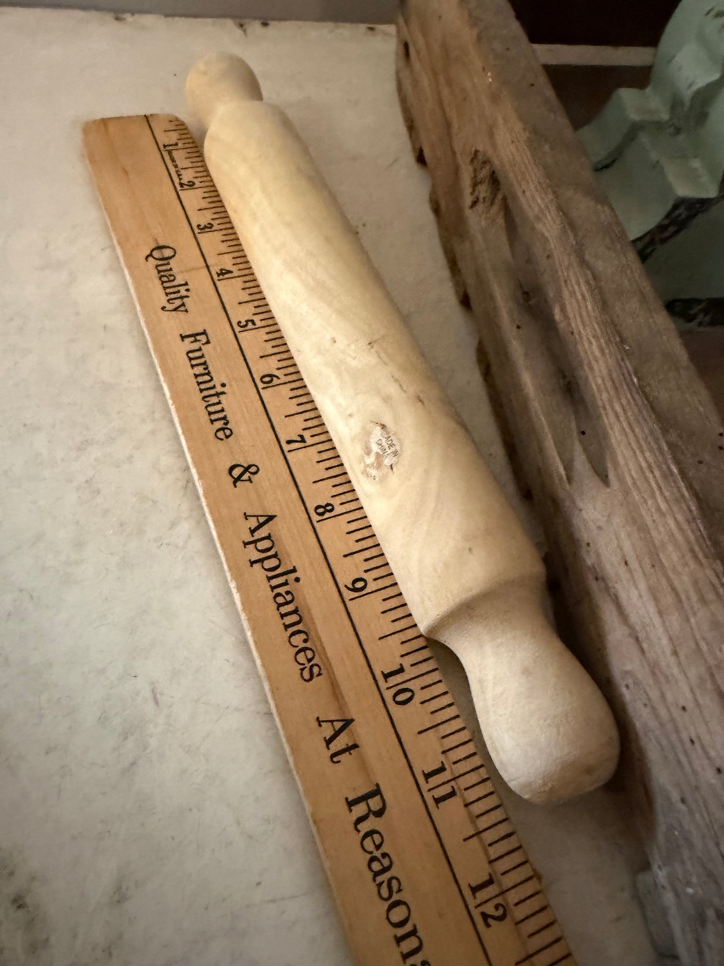 Small wood rolling pin