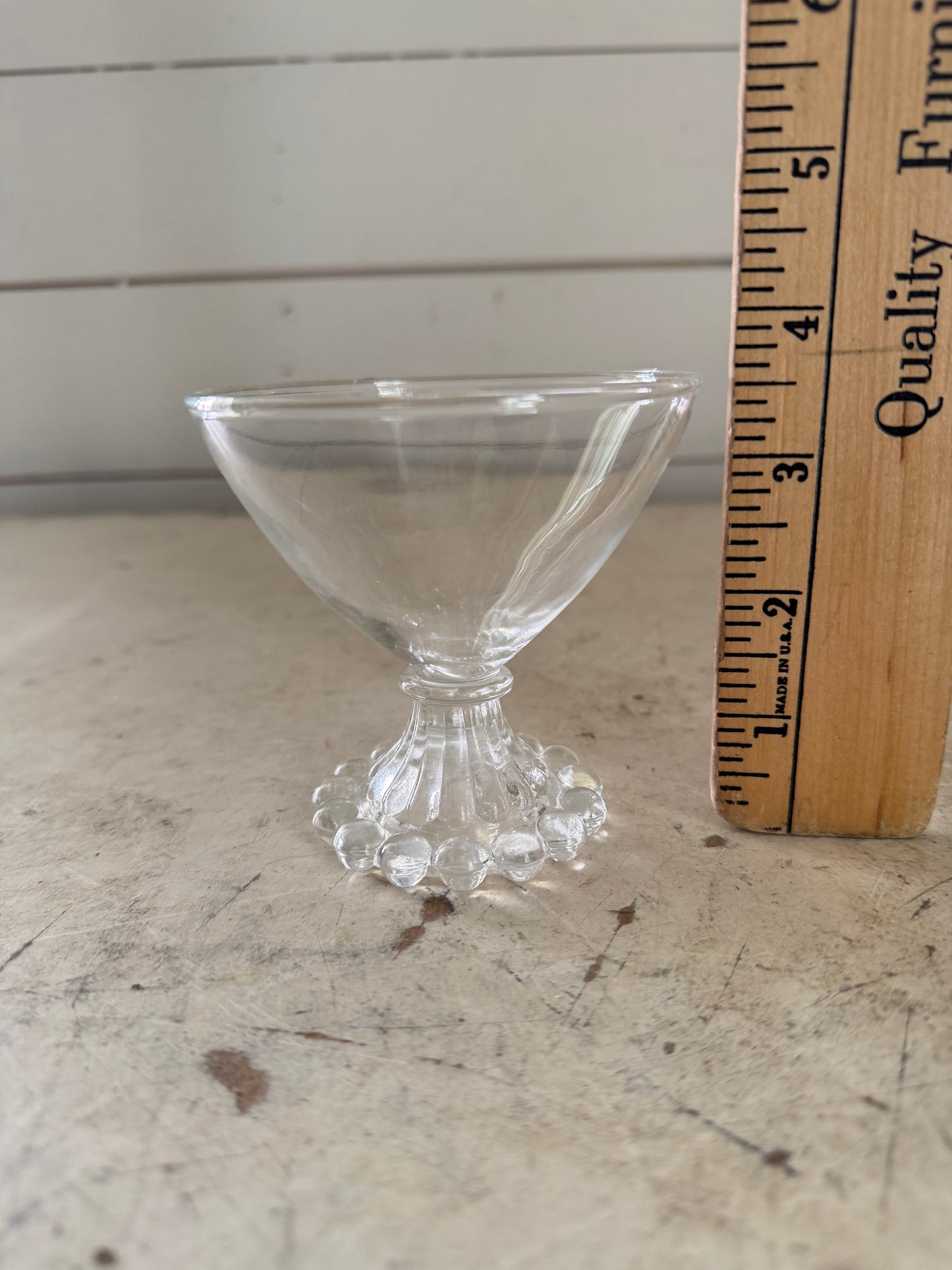 Anchor Hocking Boopie Clear Sherbet Bowl