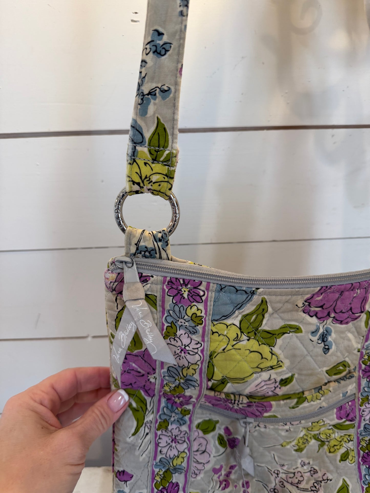 Vera Bradley Hipster Crossbody Bag in the "Heather" pattern.