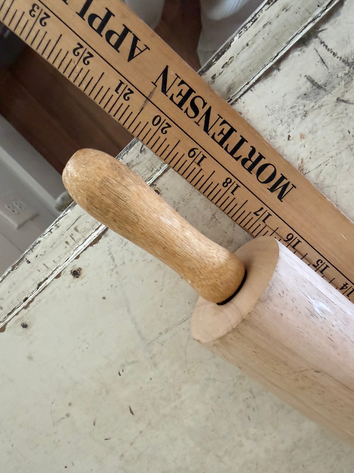 Oversize rolling pin Will get makeover