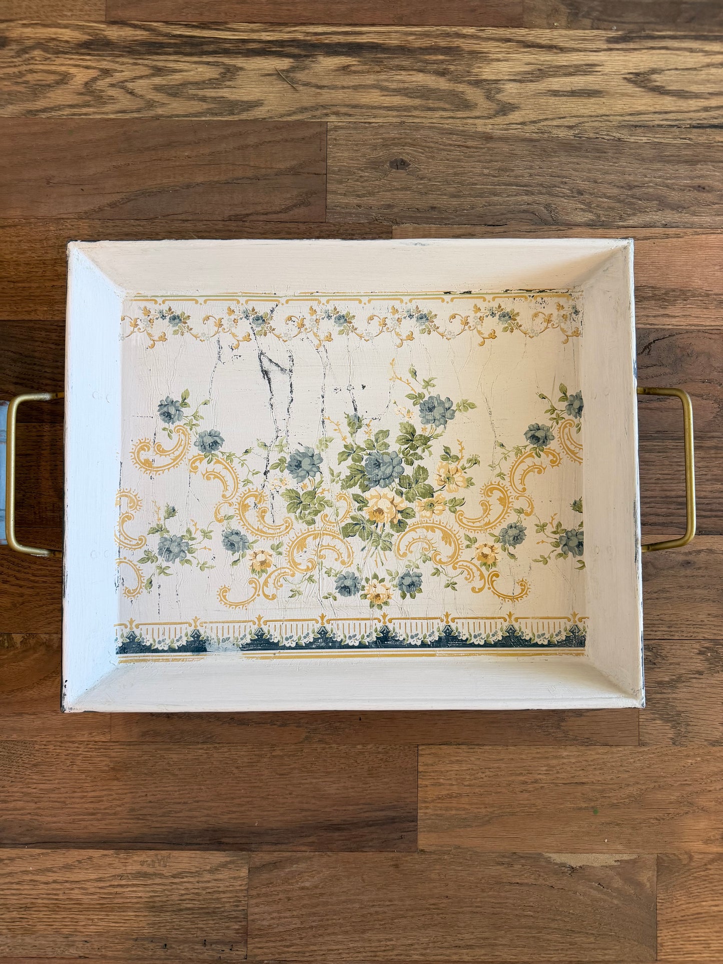 Hand Painted Rectangle Tray