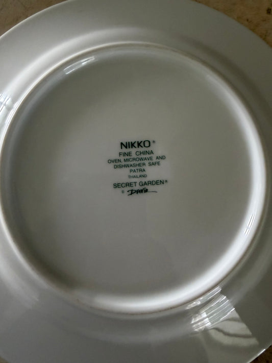 Nikko Secret Garden Plate