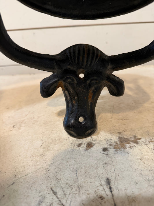 Cast Iron Cows Head Dinner Bell