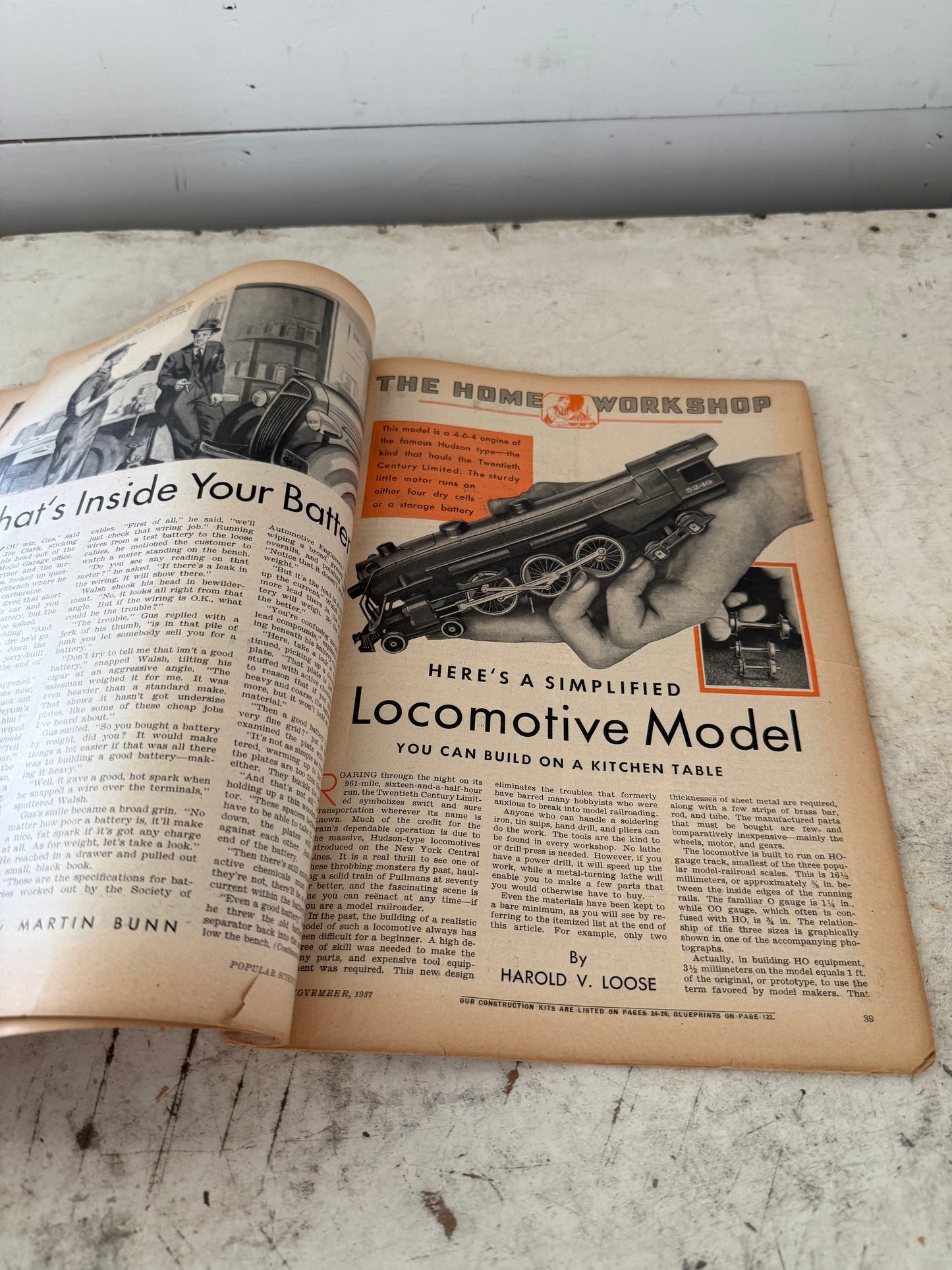 Vintage Popular Mechanics Magazine as is