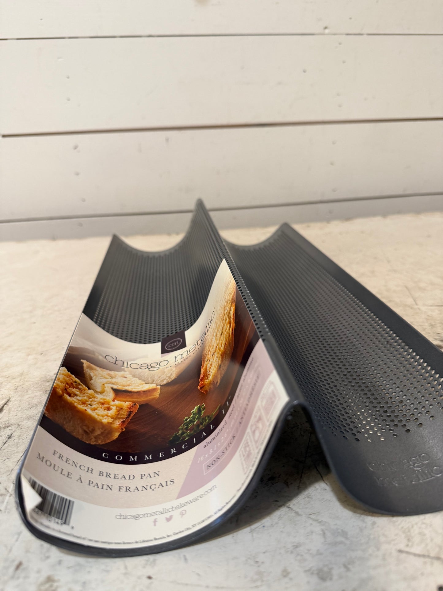 Chicago Metallic Commercial II Non-Stick Perforated French Bread Pan