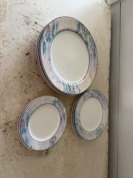 Mikasa Maxima Monet/ impressionistic pastel plates sold individually