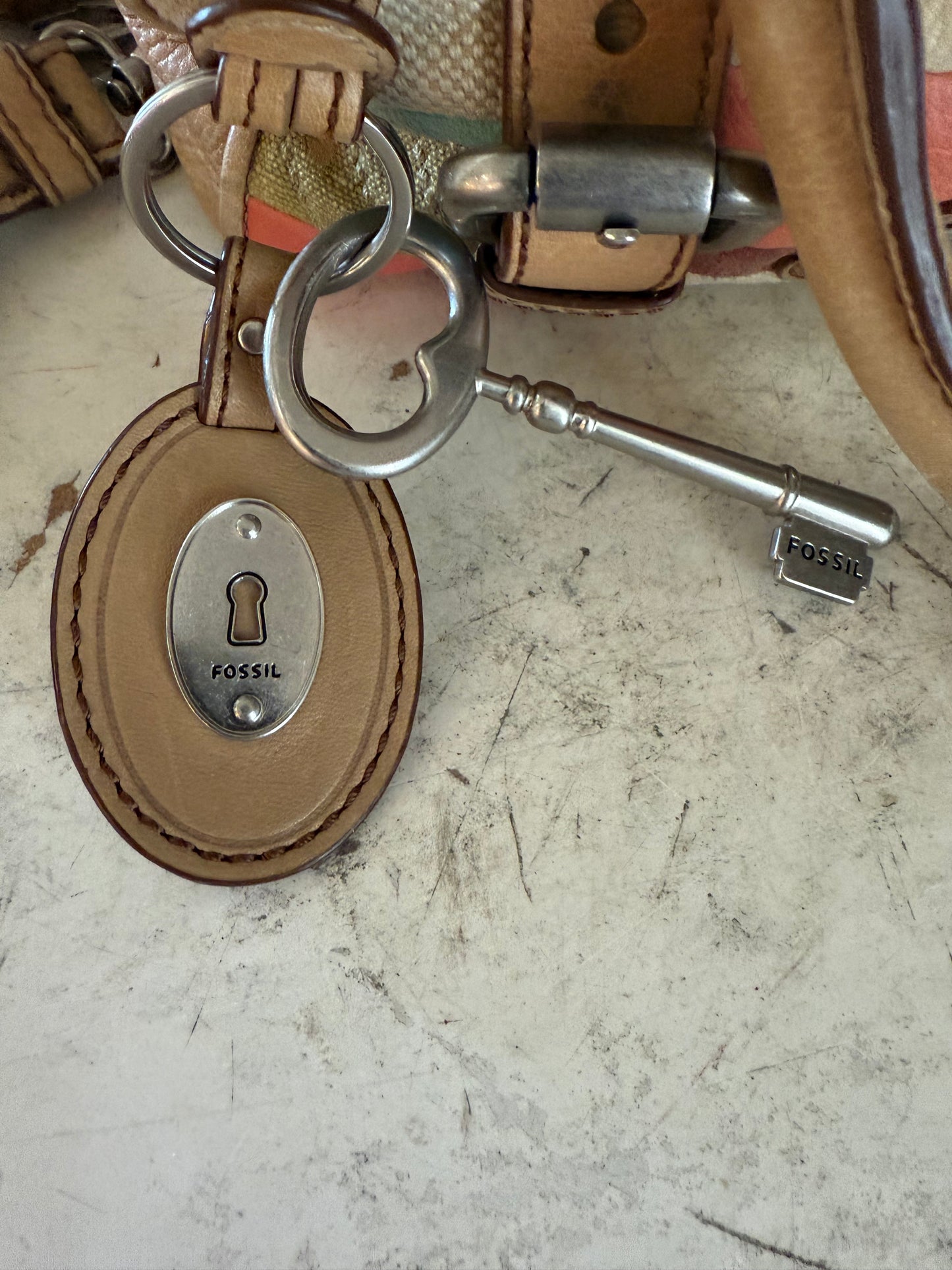 Patchwork Fossil Purse