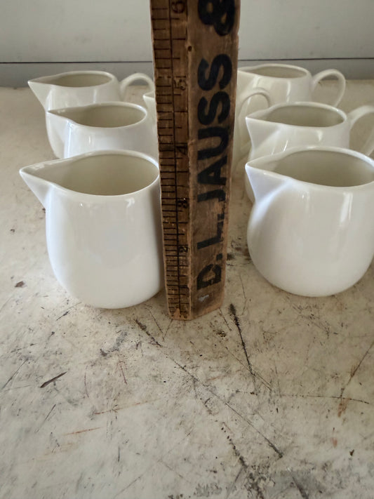 Small white creamer sold individually