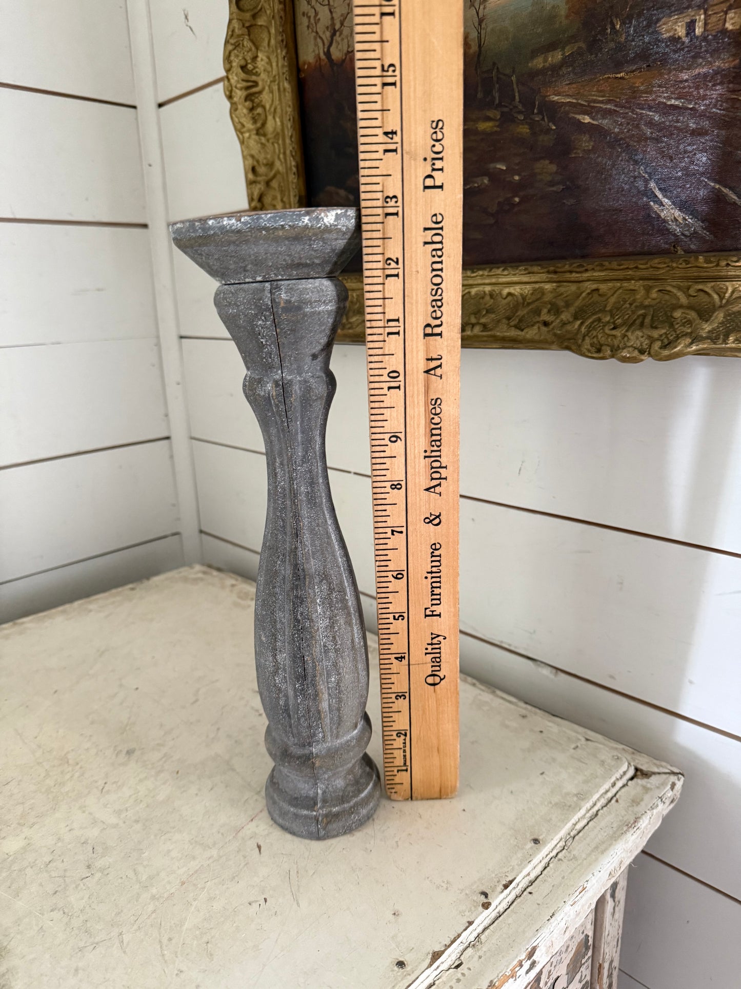 Candle holder will get wood base and makeover
