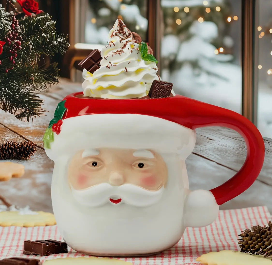 Holiday Santa Mug