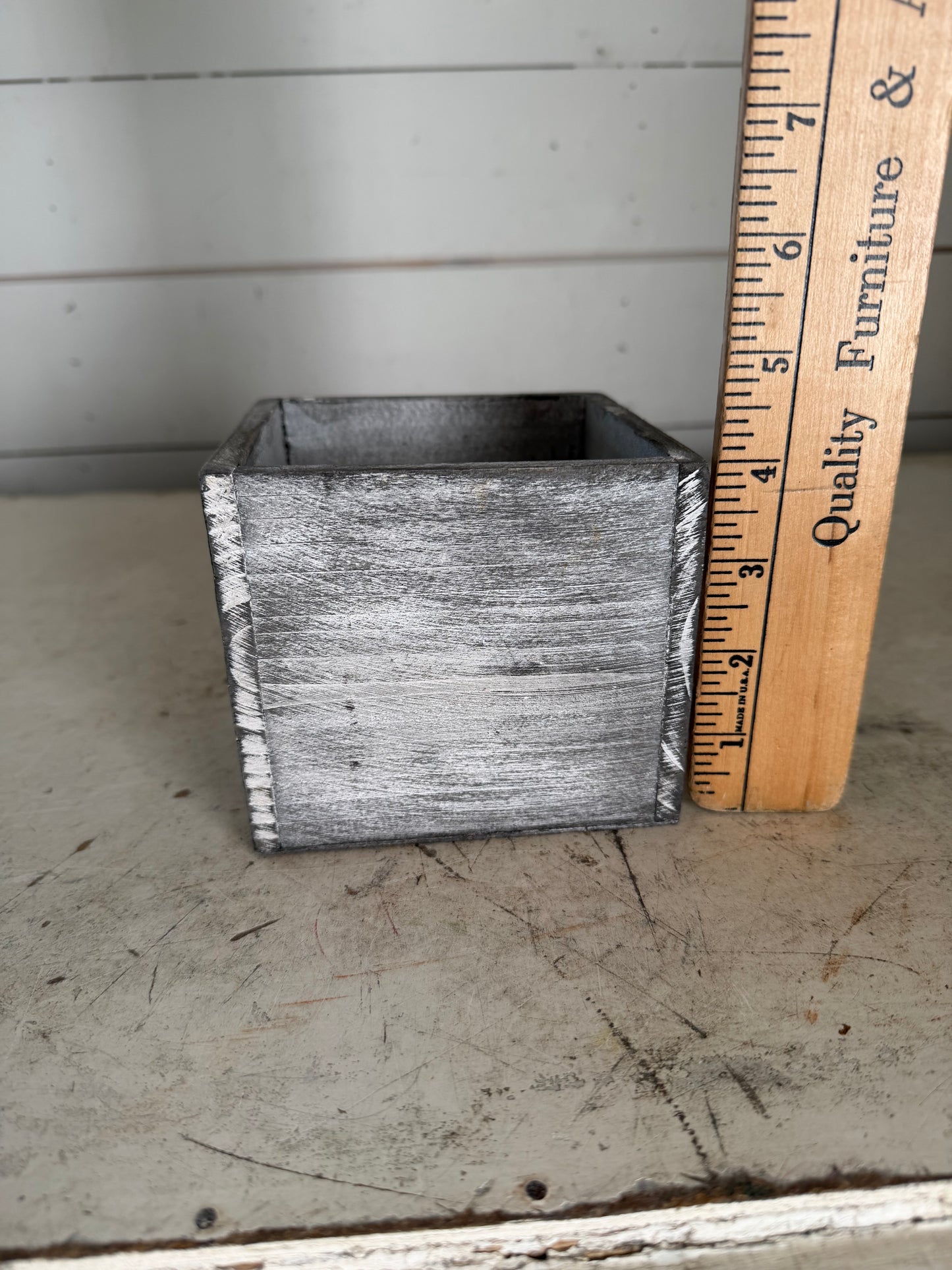 4” Wood Planter Box - Will get makeover