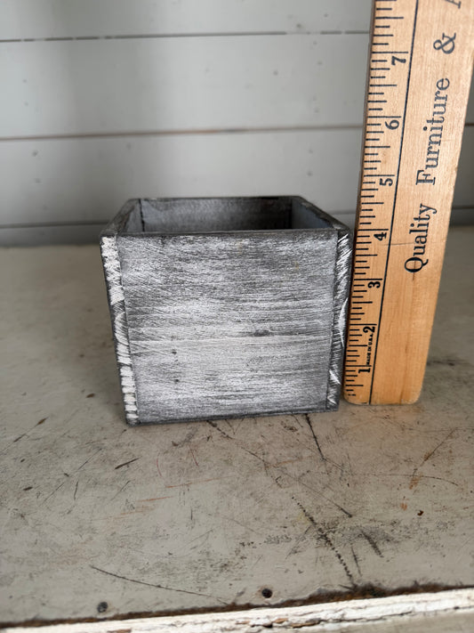 4” Wood Planter Box - Will get makeover