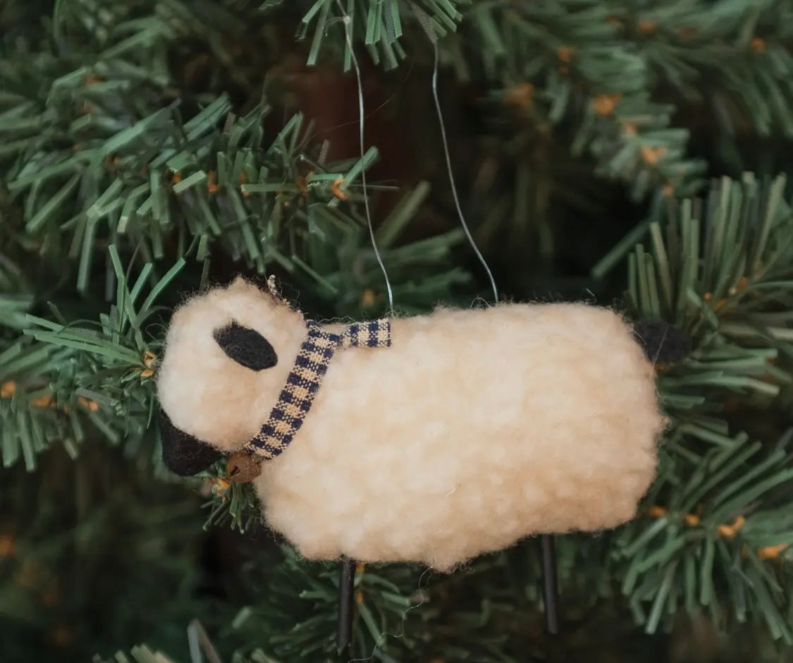 Wooly Sheep Ornament