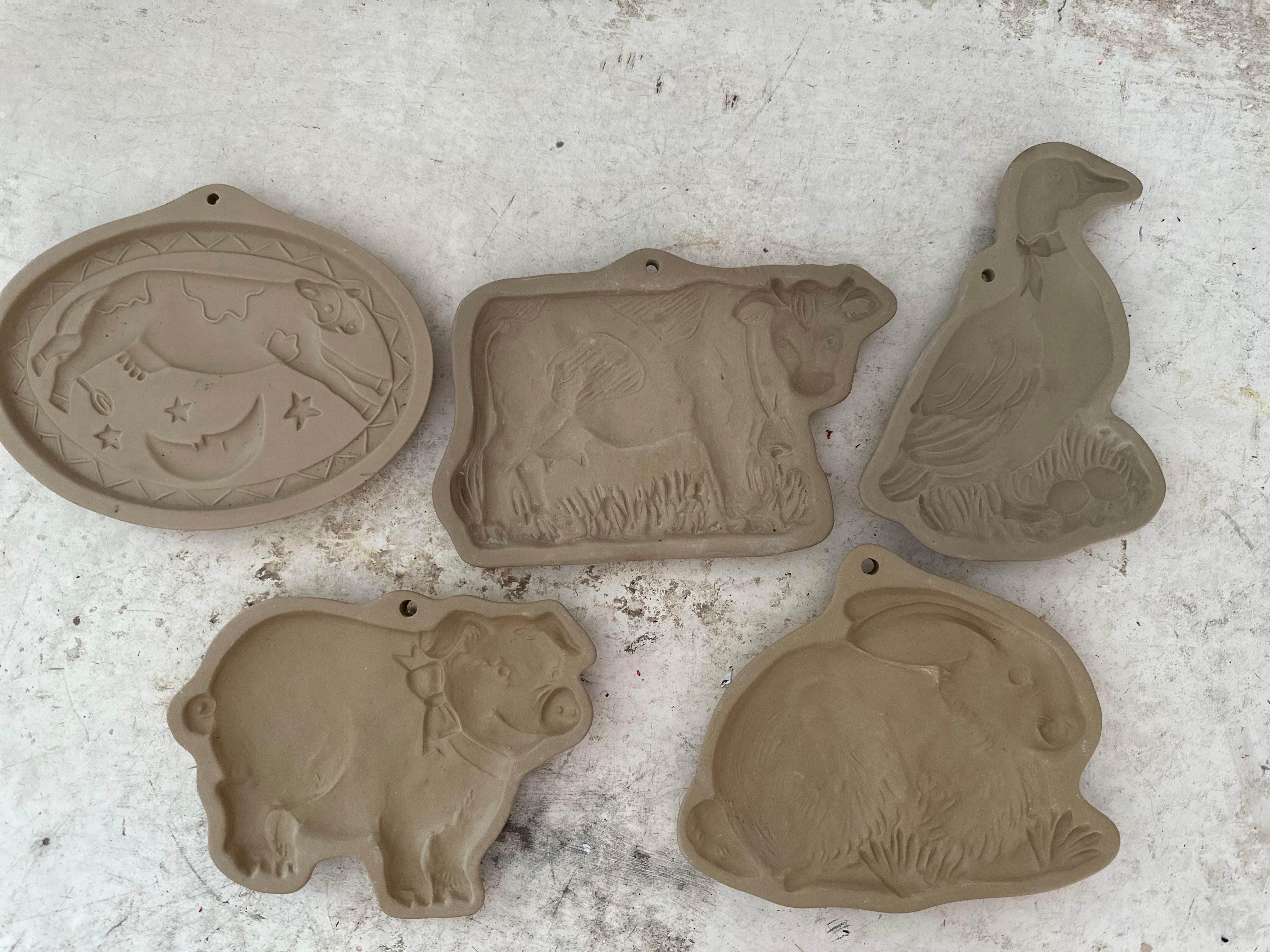 Brown bag, cookie molds sold individually – Jami Ray Vintage