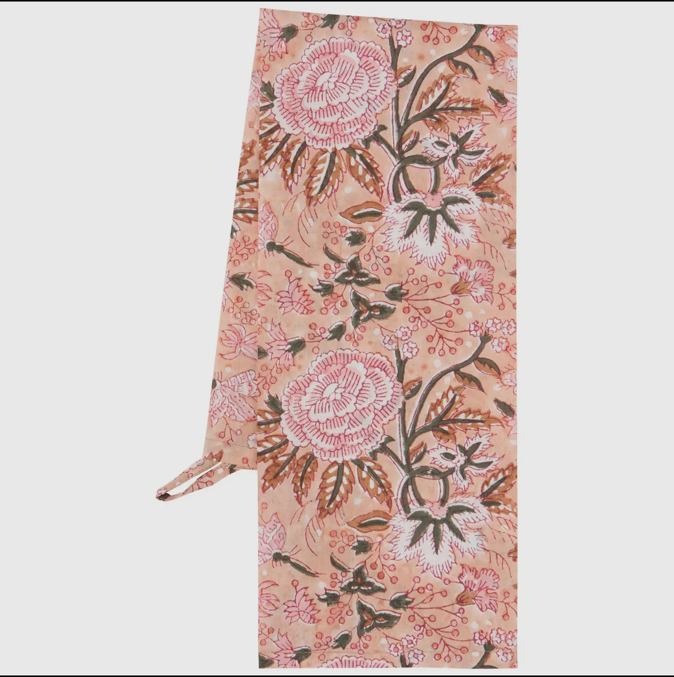 Blossom Block Print Dish Towel